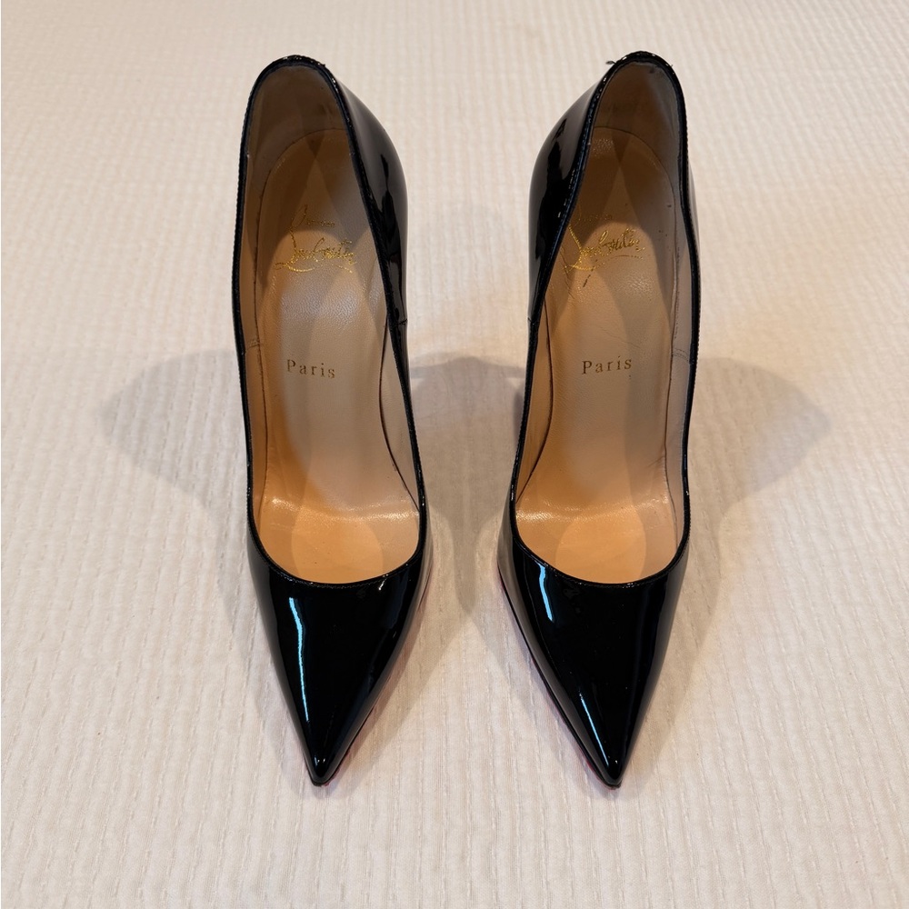 Christian Louboutin Black Patent Leather Heels
